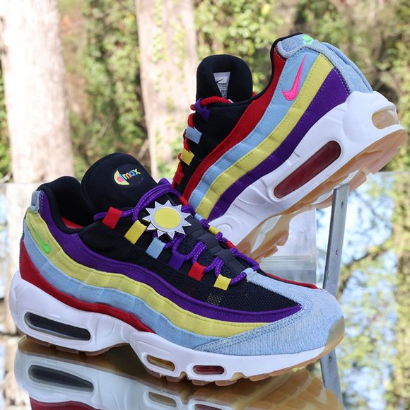 Nike Air Max 95 Multicolor Denim Men’s Size 10.5
